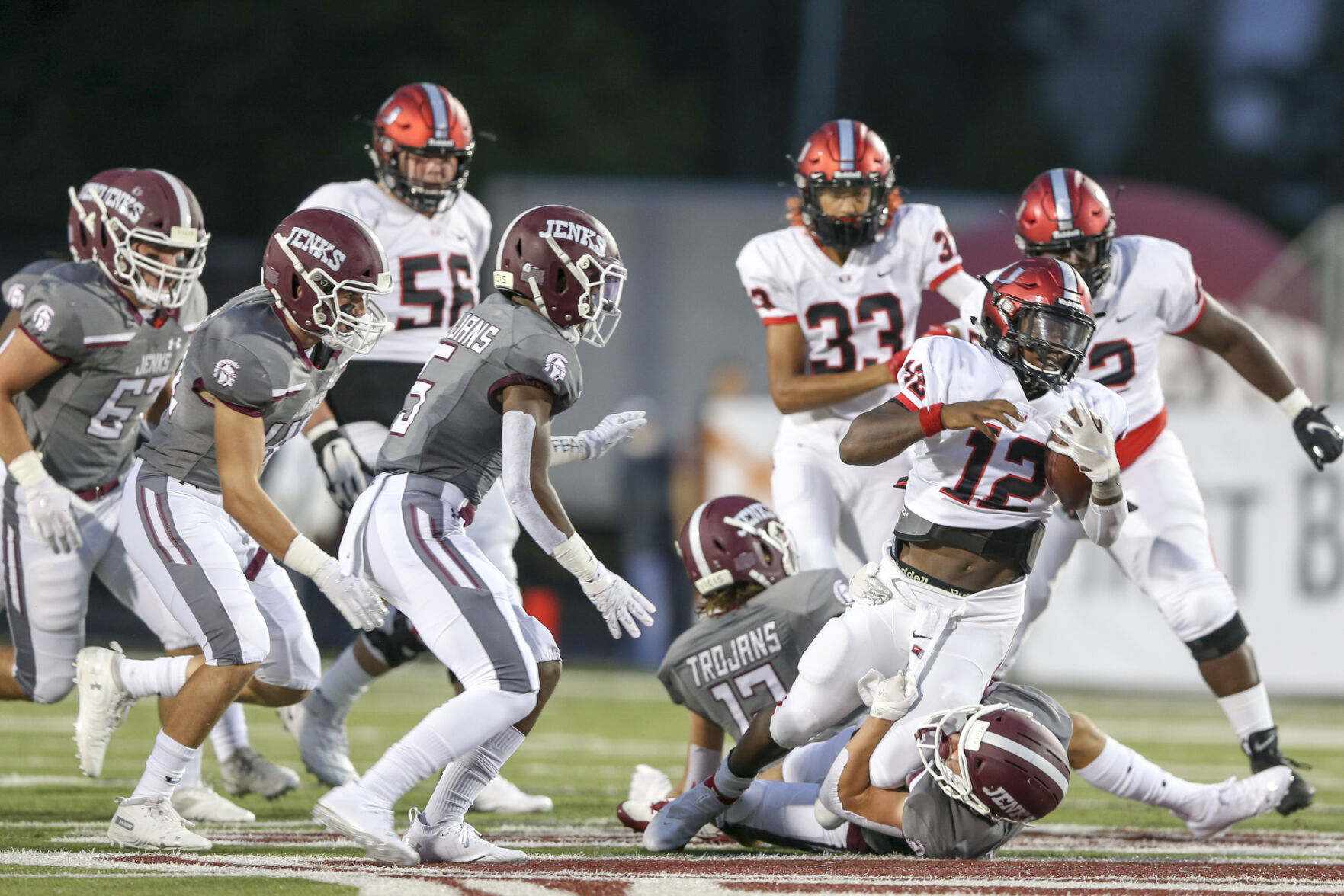 1. 6AI: No. 3 Jenks (1-1) at No. 1 Union (2-0)